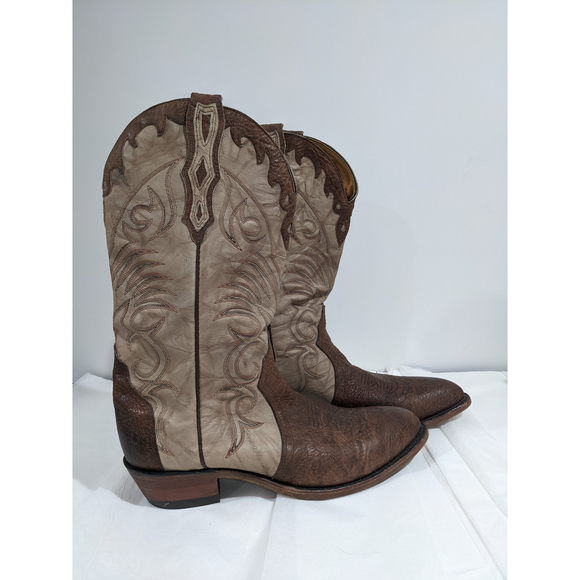 Boulet Other - Boulet Brown Western Leather Cowboy Boots Size Men's 11.5E